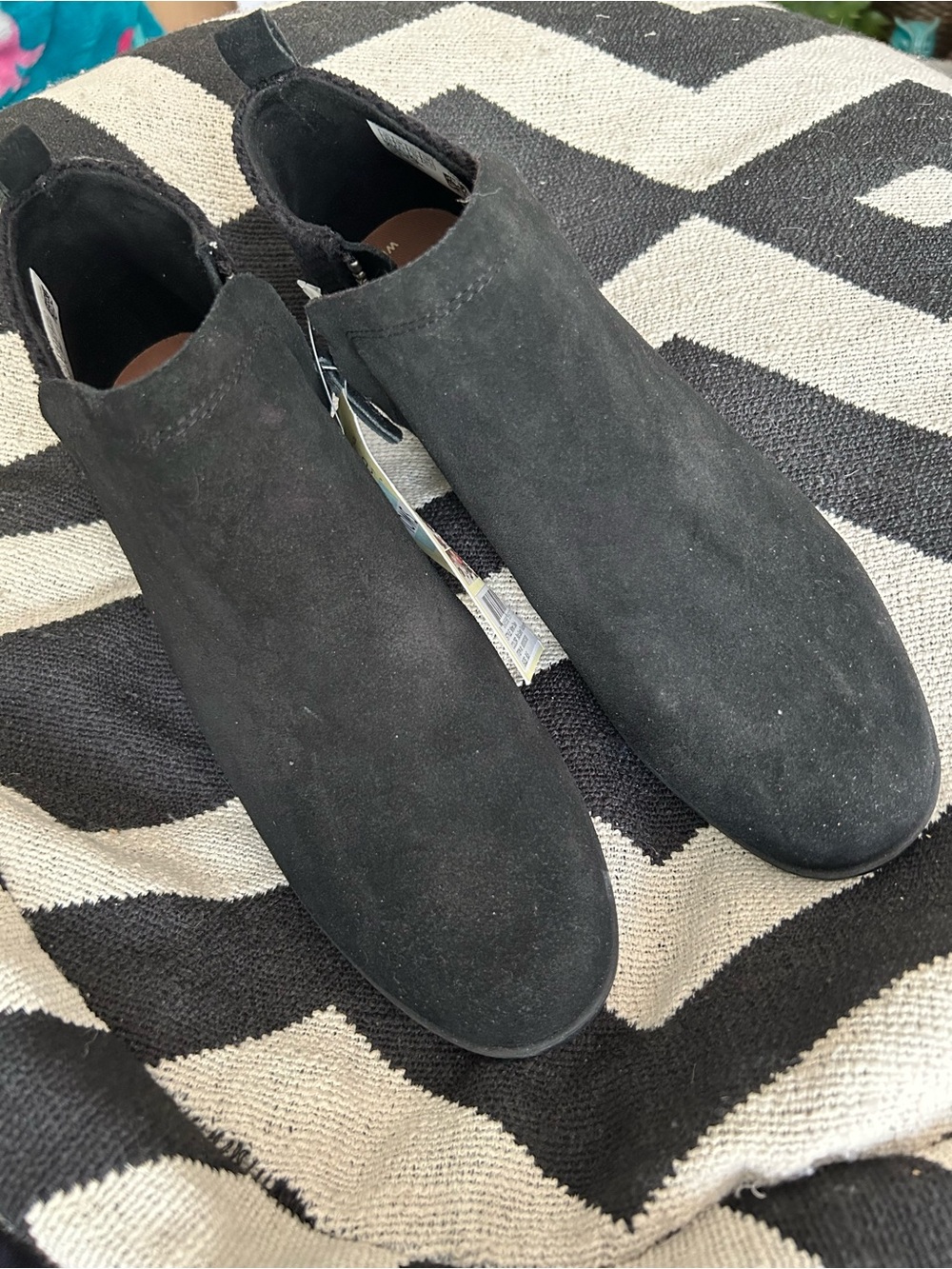 Toms Black Suede Deia Boots